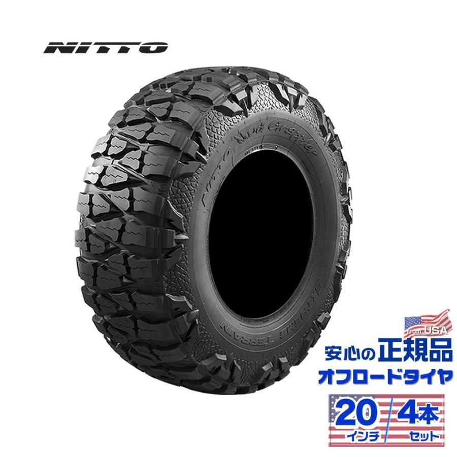 NITTO [NITTO(ニットー)正規品] 20インチタイヤ 4本 MUD GRAPPLER 37 