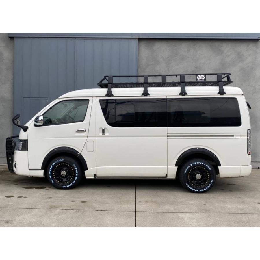 100系ハイエース用ルーフキャリア&ハシゴのセット