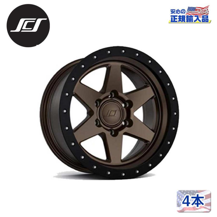 【新品】SCSホイール 17×9J 6H139.7 -38 4本セット SCS(ステルスカスタムシリーズ)正規品]17インチアルミホイール 4本
