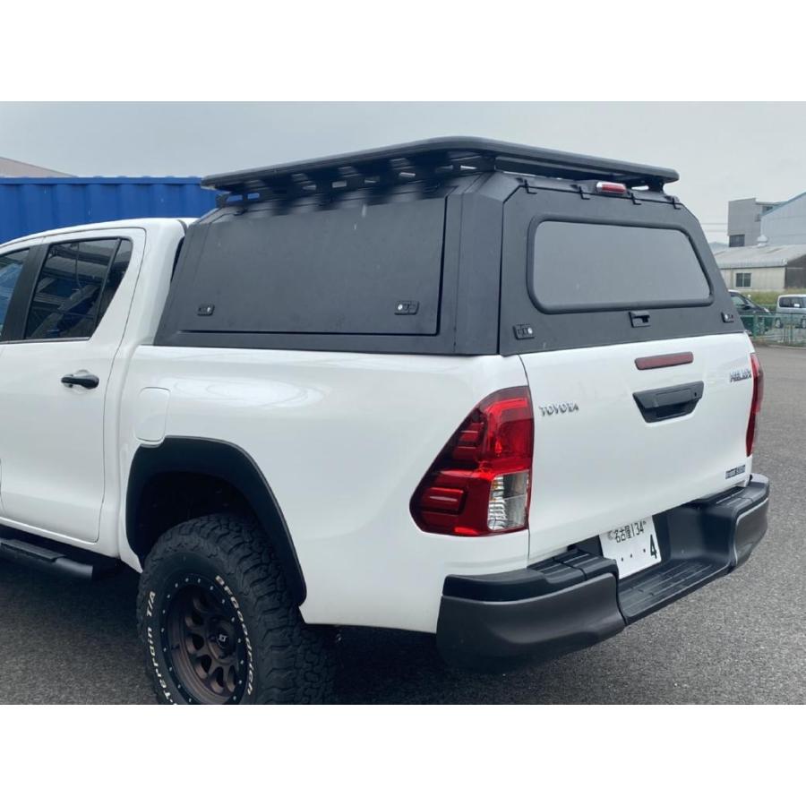 ハイラックス [GI☆GEAR] スチールキャノピー＆ルーフラック 2点セット