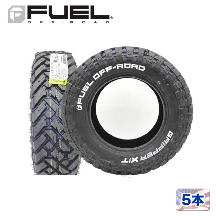 [FUEL OFFROAD フューエル オフロード]17インチタイヤ 5本 GRIPPER X/T 265/65R17 XT[ 265 65 17]/RFXT26565R17W