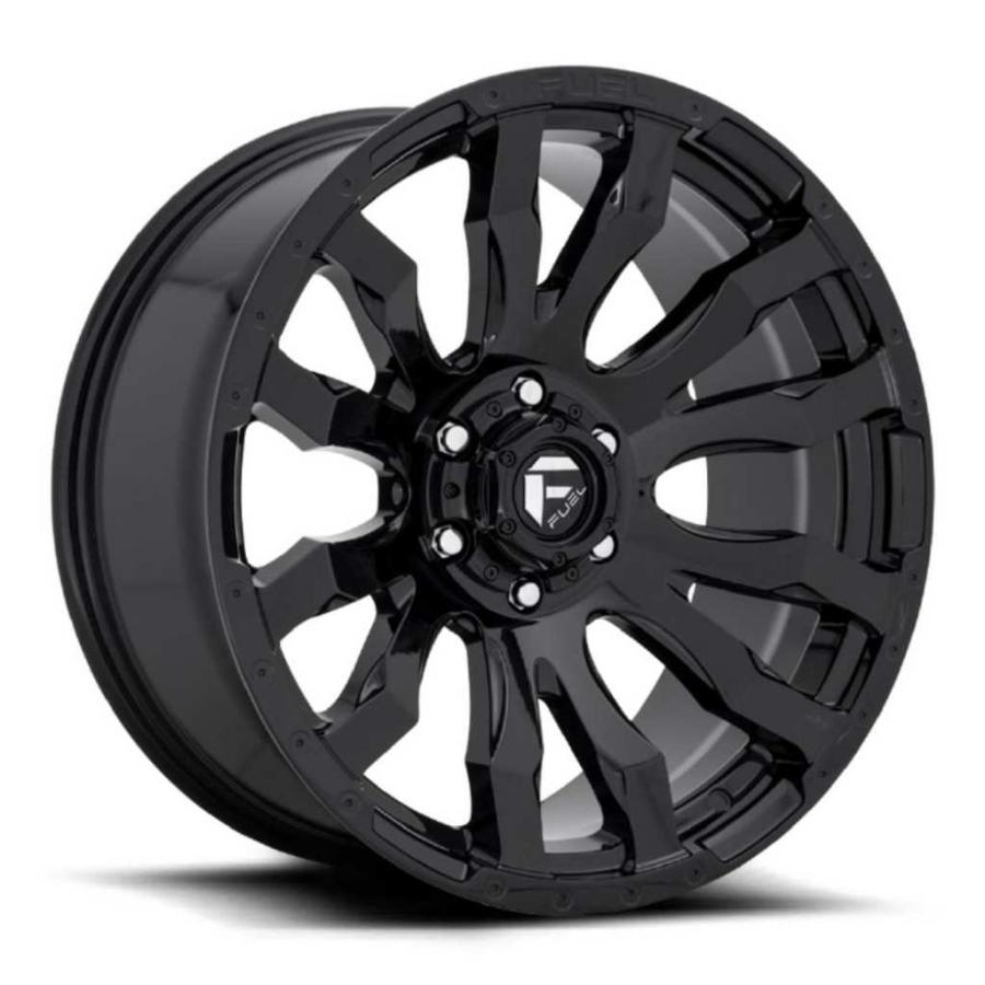 [FUEL OFFROAD フューエルオフロード]22インチアルミホイール 4本 D675 BLITZ 22×12 8H 165.1 -44 CB125.1/D67522208247の画像