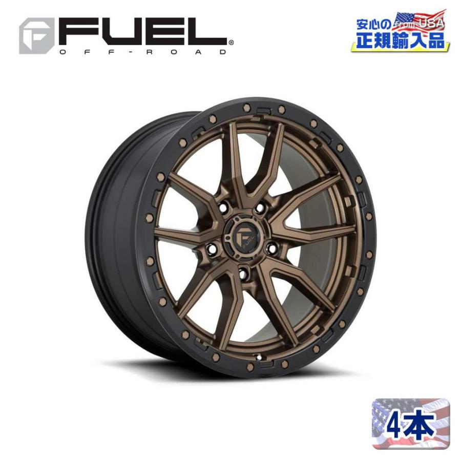[FUEL OFFROAD フューエルオフロード]17インチアルミホイール 4本 D681 REBEL5 17×9 5H 114.3 12 CB72.56/D68117906545