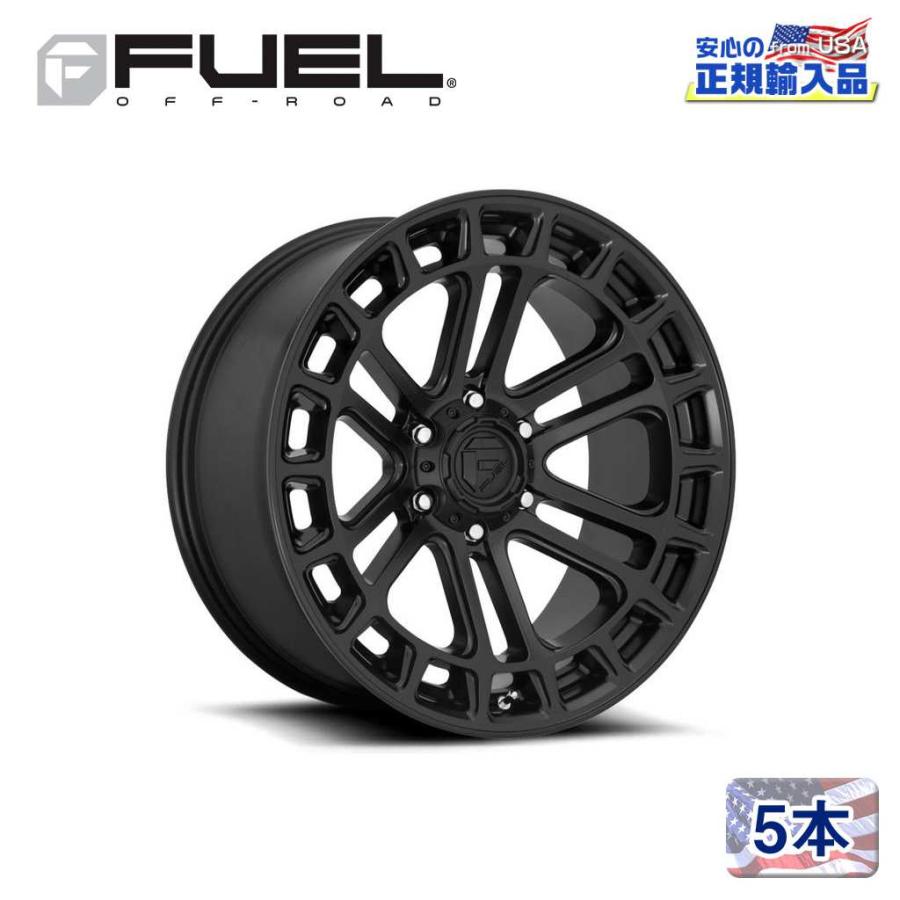 [FUEL OFFROAD フューエルオフロード]17インチアルミホイール 5本 D718 HEATER 17×9 6H 139.7 12 CB106.1/D71817908445