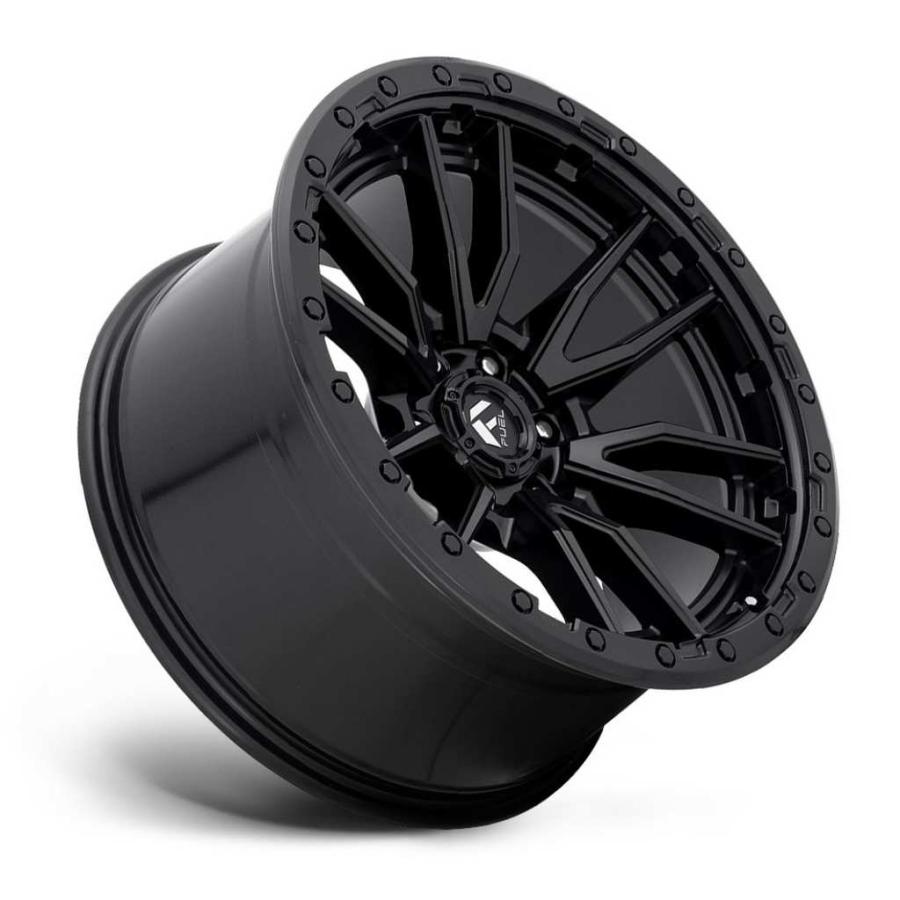 FUEL OFF-ROAD - [FUEL OFFROAD（フューエルオフロード）定まり品]16in軽銀銀輪 5本 汎用 D679 REBEL6 16×8 6H 139.7 +1 CB106.1 / D67916808445