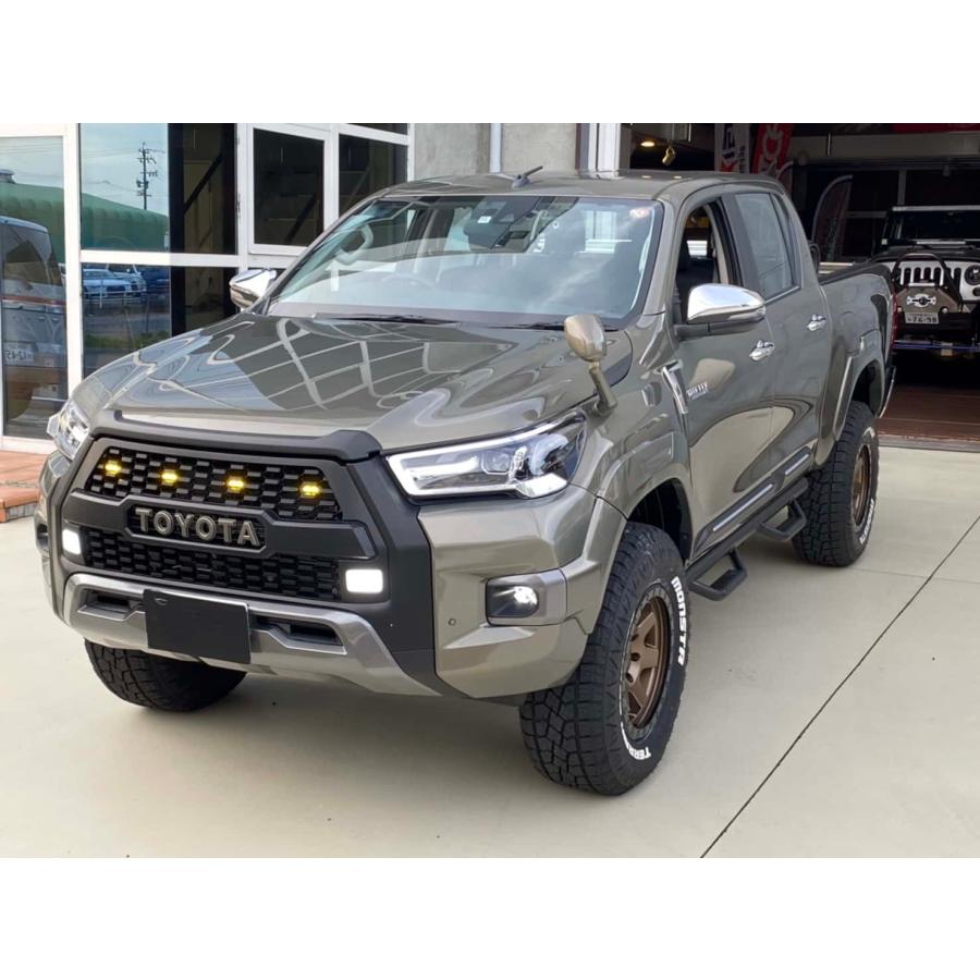 GI☆GEAR TOYOTAレターグリル (ROCCOバンパー専用) LEDマーカー付き
