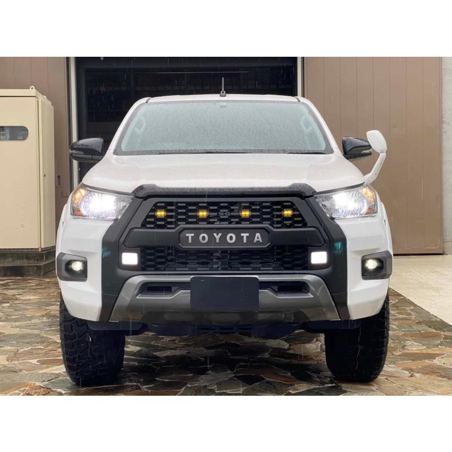 GI☆GEAR TOYOTAレターグリル (ROCCOバンパー専用) LEDマーカー付き