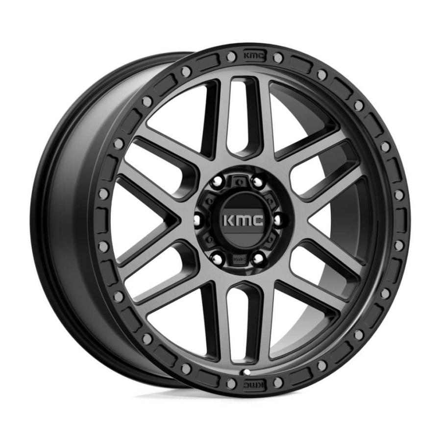 [KMC 日本販売代理店]17インチアルミホイール 4本 KM544 MESA 17×9J 8H 165.1 +18 CB125.1 汎用/KM54479080418の画像