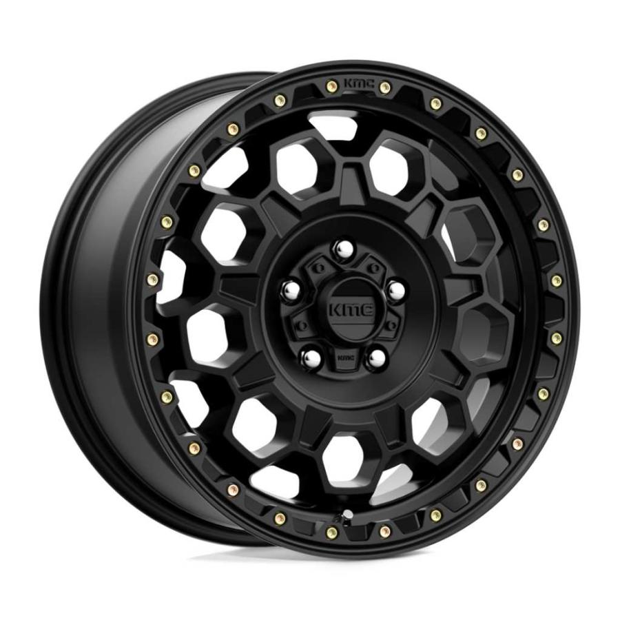 [KMC 日本販売代理店]17インチアルミホイール 4本 KM545 TREK 17×8J 5H 114.3 +35 CB72.56 汎用/KM54578012735の画像
