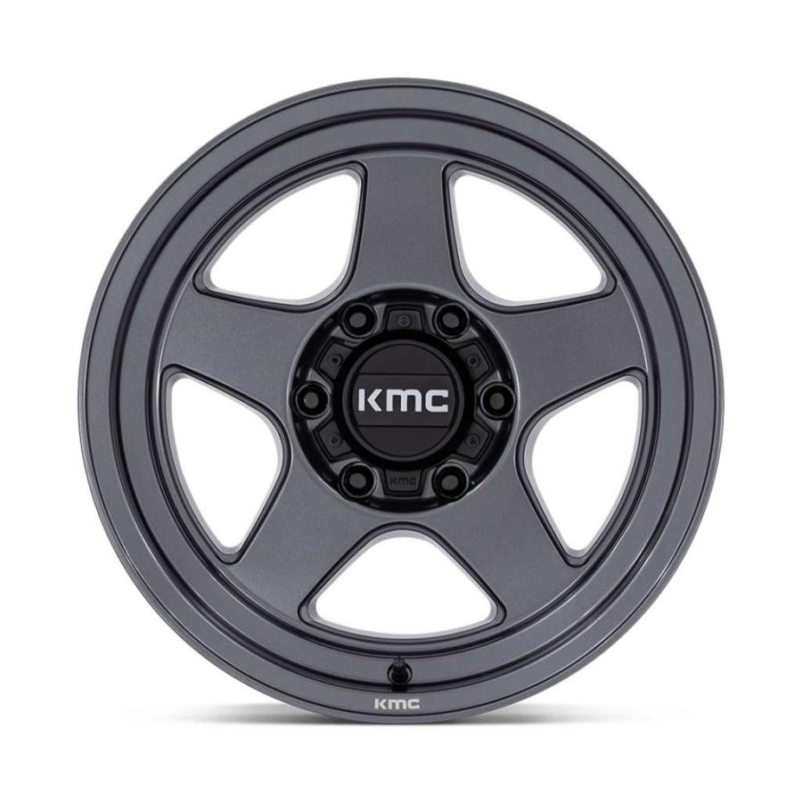 [KMC 日本販売代理店]17インチアルミホイール 5本 KM728 LOBO 17×8.5J 5H 127 -10 CB71.5 汎用/KM728AX17855010Nの画像