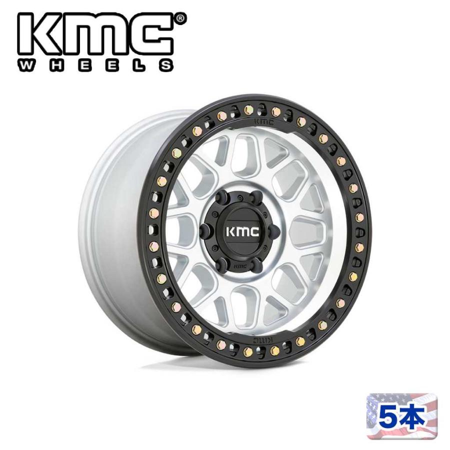 KMC [KMC 日本販売代理店]17インチアルミホイール 5本 KM549 GRS 17×9J