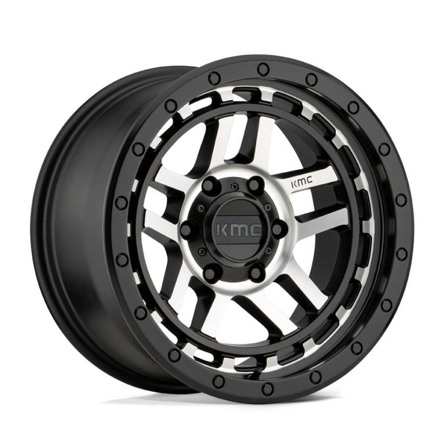 [KMC 日本販売代理店]17インチアルミホイール 5本 KM540 RECON 17×8.5J 6H 139.7 +18 CB106.1 汎用/KM54078568518の画像
