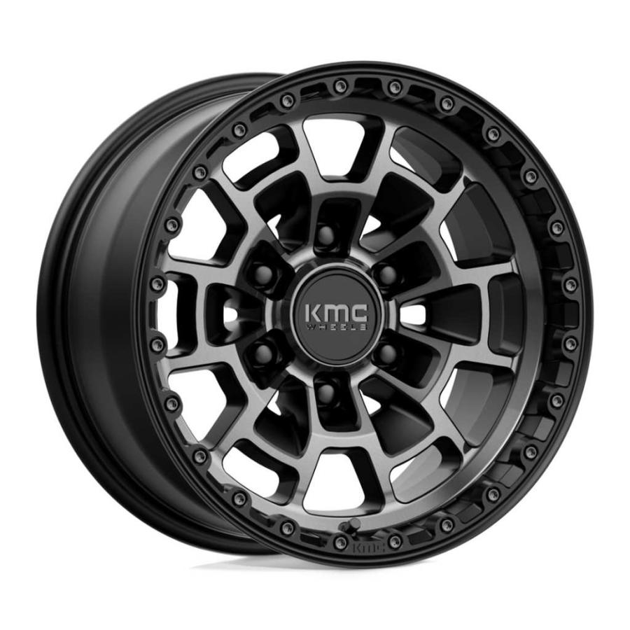 [KMC 日本販売代理店]17インチアルミホイール 5本 KM718 SUMMIT 17×8.5J 5H 127 ±0 CB71.5 汎用/KM71878550400の画像