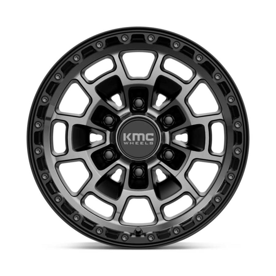 [KMC 日本販売代理店]17インチアルミホイール 5本 KM718 SUMMIT 17×8.5J 5H 127 ±0 CB71.5 汎用/KM71878550400の画像