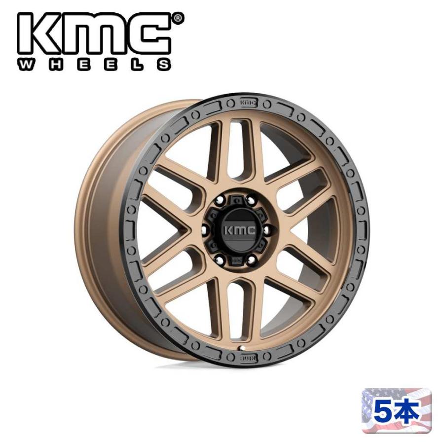 [KMC 日本販売代理店]17インチアルミホイール 5本 KM544 MESA 17×8.5J 6H 139.7 ±0 CB106.1 汎用/KM54478568600の画像