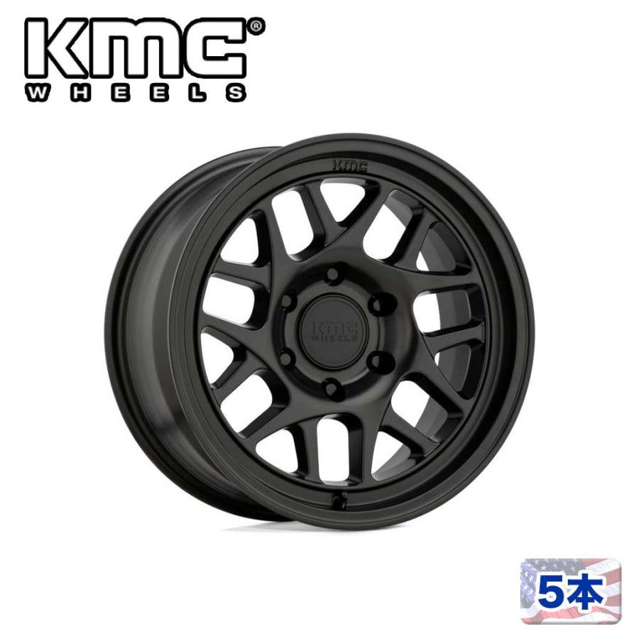 [KMC 日本販売代理店]17インチアルミホイール 5本 KM717 BULLY OL 17×8.5J 6H 135 ±0 CB87.1 汎用/KM71778563700の画像