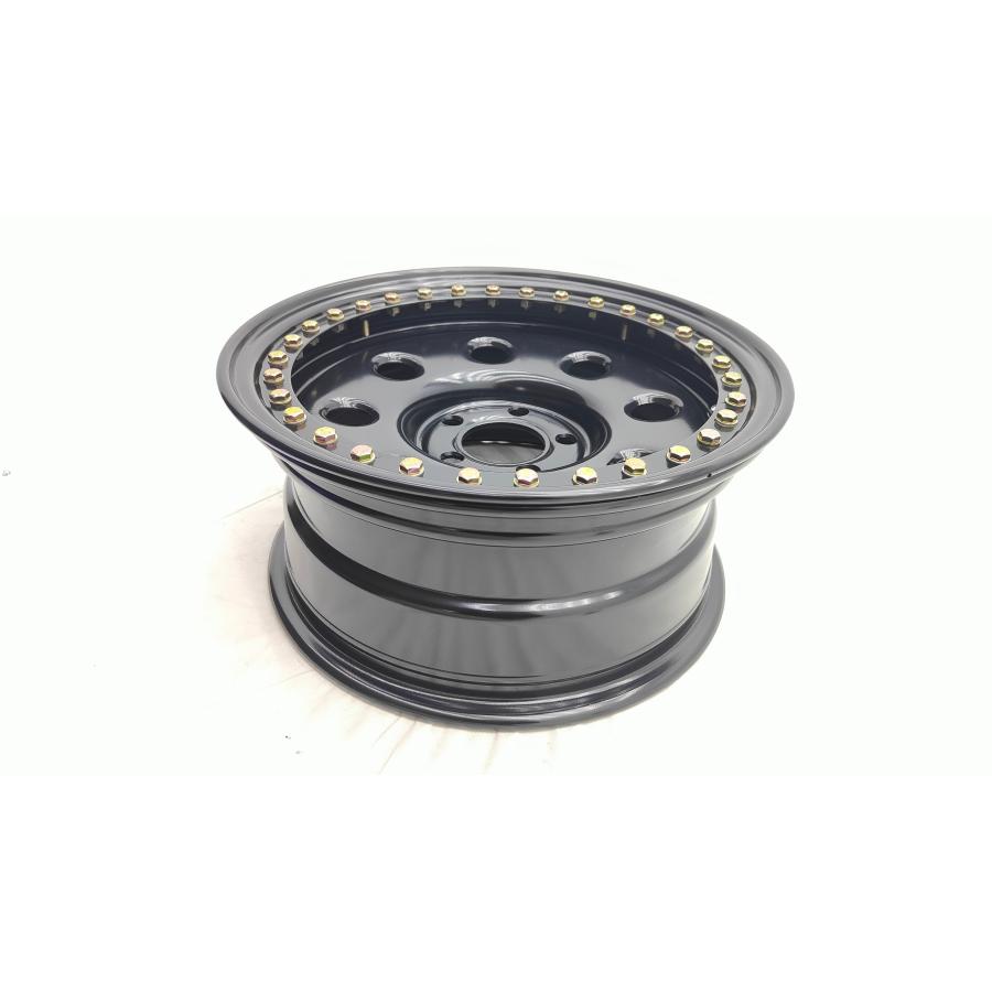 Y　引取　メッキ社外スチールホイール アメリカ製　15×7J 4本セット ISSEY MIYAKE [GI☆GEAR(ジーアイ・ギア)販売代理店]16インチ