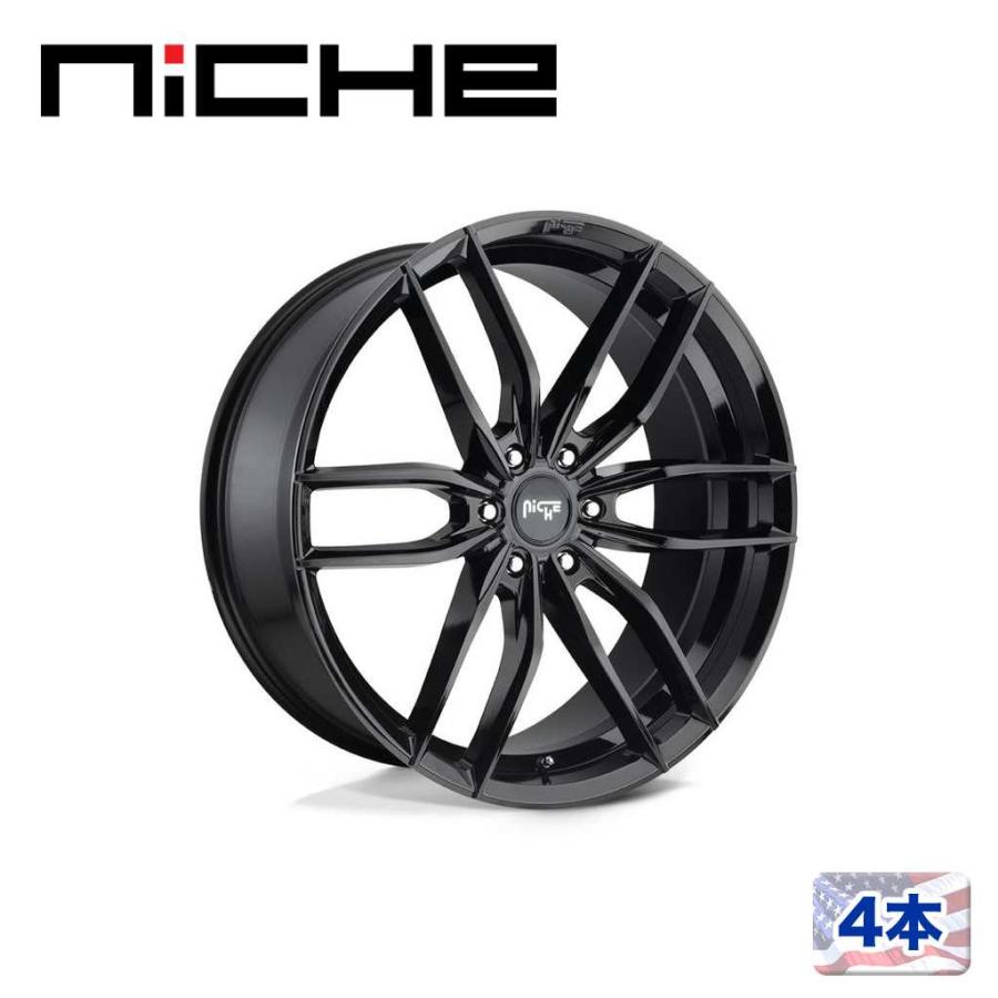 【中古】アルミホイール(SPORT TECCHNIC) 4本 NICHE（ニッチェ）日本総代理店]20インチアルミホイール 4本