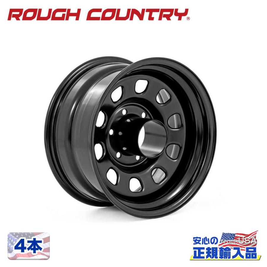 C51 15インチ スチールホイール セット 15x6J 139.7 ハイエース ROUGH COUNTRY(ラフカントリー)正規代理店] 15インチスチールホイール