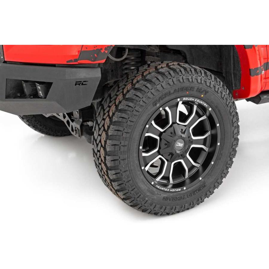 [ROUGH COUNTRY ラフカントリー]20インチタイヤ 4本 OVERLANDER M/T 35X12.50R20 ラジアルタイヤ MT M/T マッドテレーン 汎用/97010121の画像