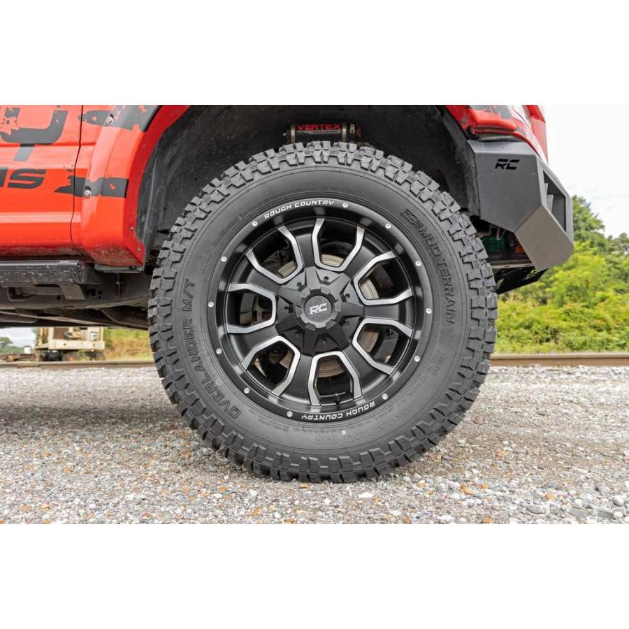 [ROUGH COUNTRY ラフカントリー]22インチタイヤ 4本 OVERLANDER M/T 35X12.50R22 ラジアルタイヤ MT M/T マッドテレーン 汎用/97010122の画像