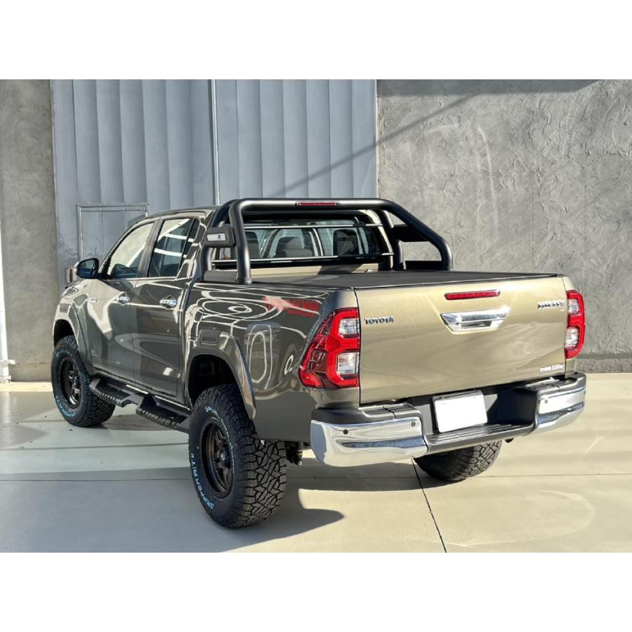 [GI★GEAR] ローラー式トノカバー＆ロールバー＆テールゲートロックキット 3点セット HILUX ハイラックス GUN125[パーツ X Z GRスポーツ ] | ハイラックス | 01