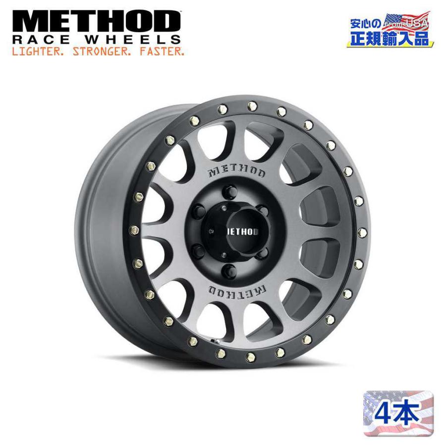 【新品未使用】METHOD MR305 NV 17インチ ホイール4本セット Method(メソッドレース)正規代理店]17インチアルミホイール 4本 MR305