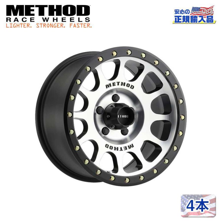 Method(メソッドレース)正規代理店]17インチアルミホイール 4本 MR305
