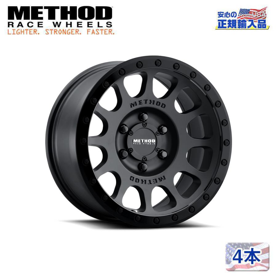 METHOD RACE WHEELS（メソッド) MR305 18インチ Method Race Wheels - MR305 Machined Silver - Matte Black Lip – 88