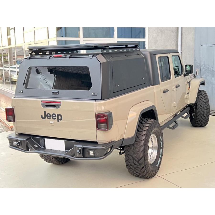 [GI★GEAR(ジーアイ・ギア)販売代理店] キャノピー＆ルーフラック＆専用クロスバー 3点セット Jeep Gladiator ジープ グラディエーター JT | ブランド登録なし | 06