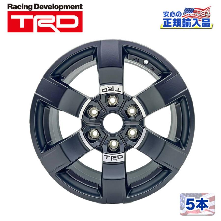 TRD [TRD 正規品] 17インチアルミホイール 5本 17×8J 6H 139.7 +25