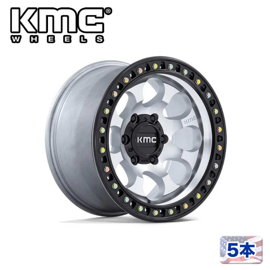 KMC ホイール　km550 ジオランダー　5本セット KMC [KMC(ケーエムシー)] 18インチアルミホイール 5本 KM550 RIOT SBL
