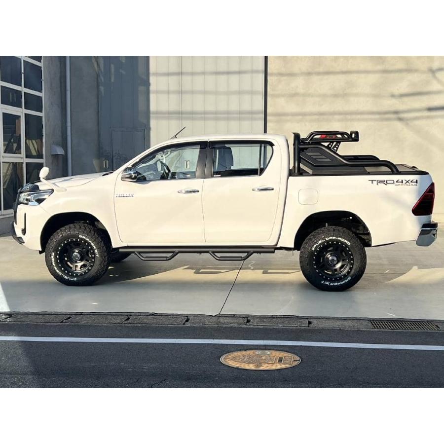 [GI★GEAR] シャッター式トノカバー＆カーゴ付 ロールバー(スポーツバー) HILUX ハイラックス GUN125[X Z GRスポーツ 前期 後期 ] | ハイラックス | 02