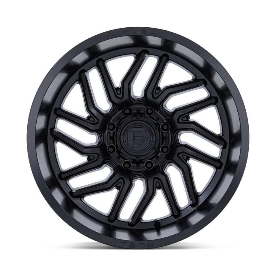 [FUEL (フューエル) 正規品]22インチホイール 4本セット D864 HURRICANE 22×12 8H 170 -44 CB125.1 ブラックアウト 汎用/D86422201747の画像