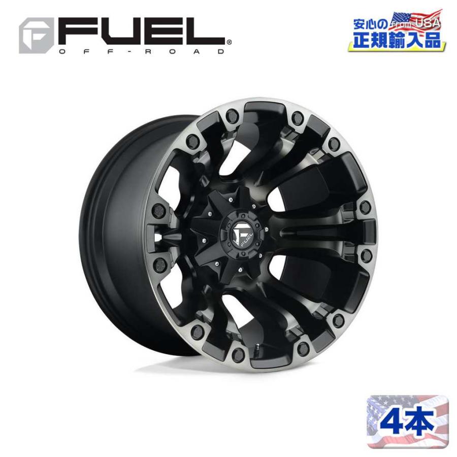 FUEL OFF-ROAD [FUEL (フューエル) 正規品]17インチホイール 4本セット D851 VAPOR 17×9 8H 165. ...