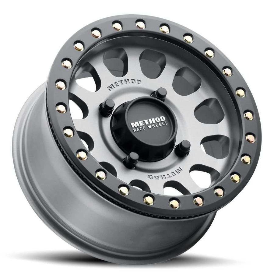 [Method メソッド 正規代理店]15インチアルミホイール 4本セット MR401 UTV Beadlock 15×7 5H114.3 +38 CB72 汎用/MR40157012852Bの画像