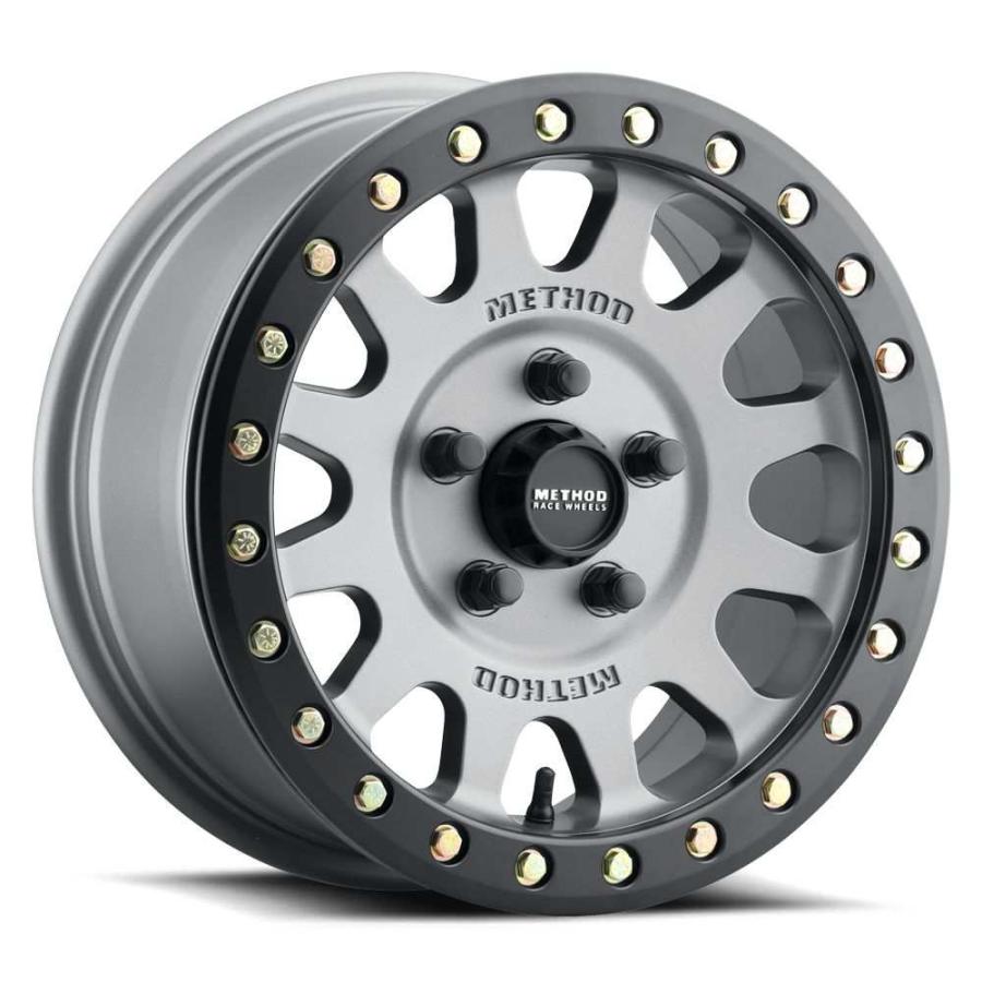 [Method メソッド 正規代理店]15インチアルミホイール 4本セット MR401 UTV Beadlock 15×7 5H114.3 +38 CB72 汎用/MR40157012852Bの画像