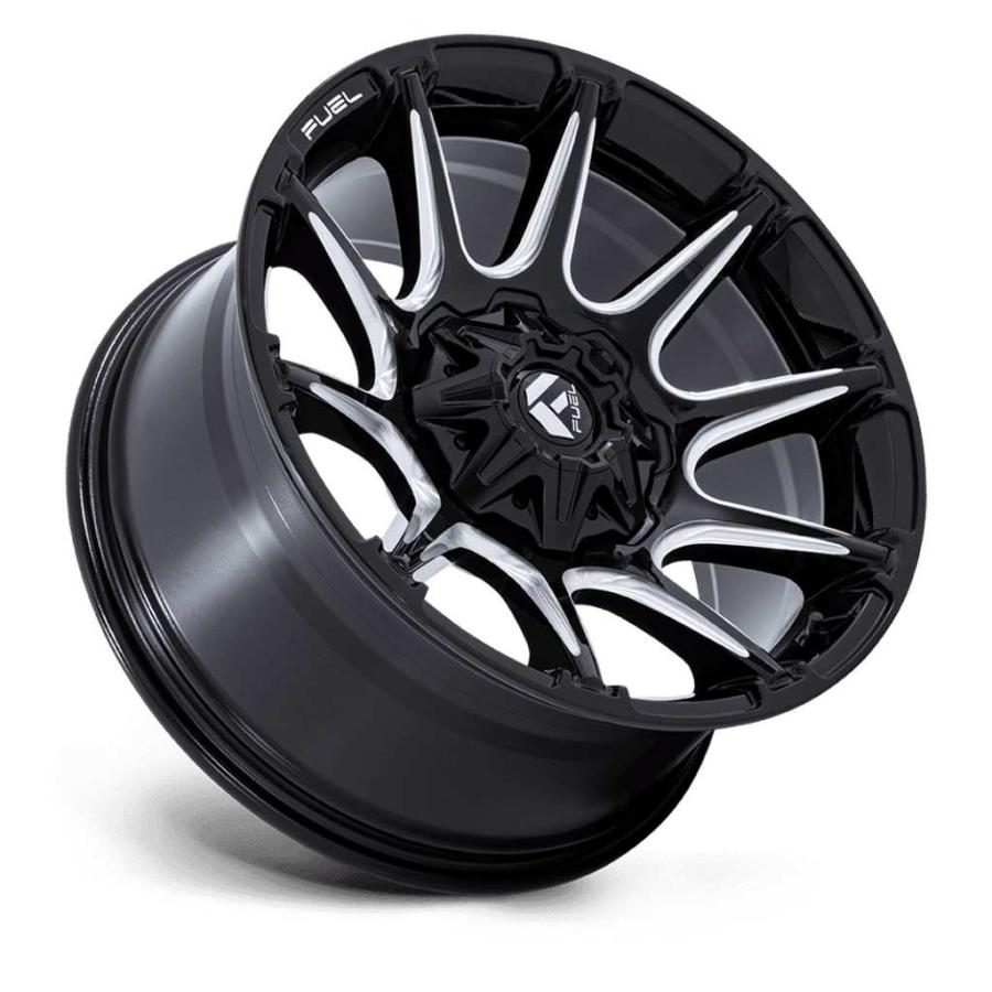 [FUEL (フューエル) 正規品]22インチホイール 4本 FC880 SUPER C 22×12 5H 127/139.7 -44 CB87.1 グロスブラックミルド/FC880BE22128344Nの画像