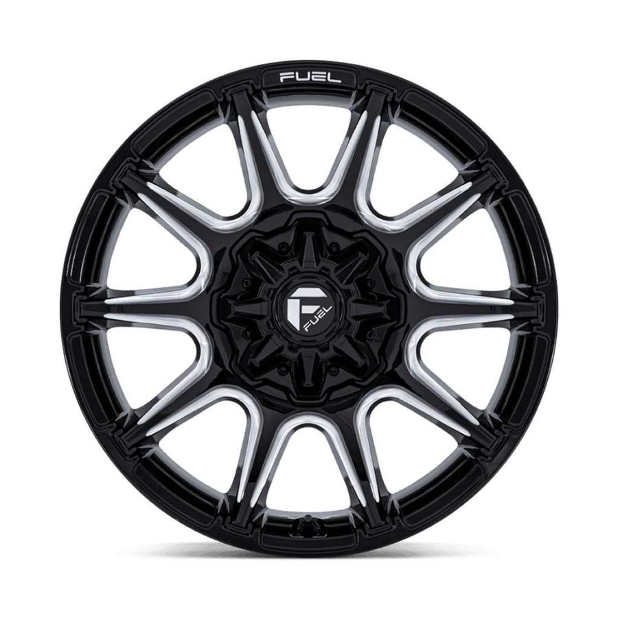 [FUEL (フューエル) 正規品]22インチホイール 4本 FC880 SUPER C 22×12 6H 135/139.7 -44 CB106.1 グロスブラックミルド/FC880BE22126744Nの画像