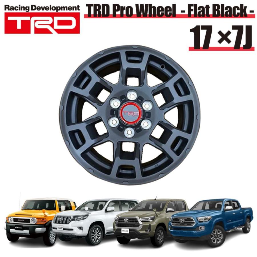 TOYOTA TRDホイール17インチ USトヨタ純正 TRD 17インチホイール マットブラック PTR20-35110