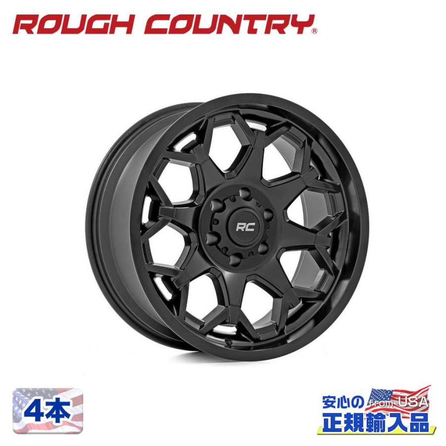 ROUGH COUNTRY 正規品] 20インチアルミホイール 4本 80シリーズ 20×10J