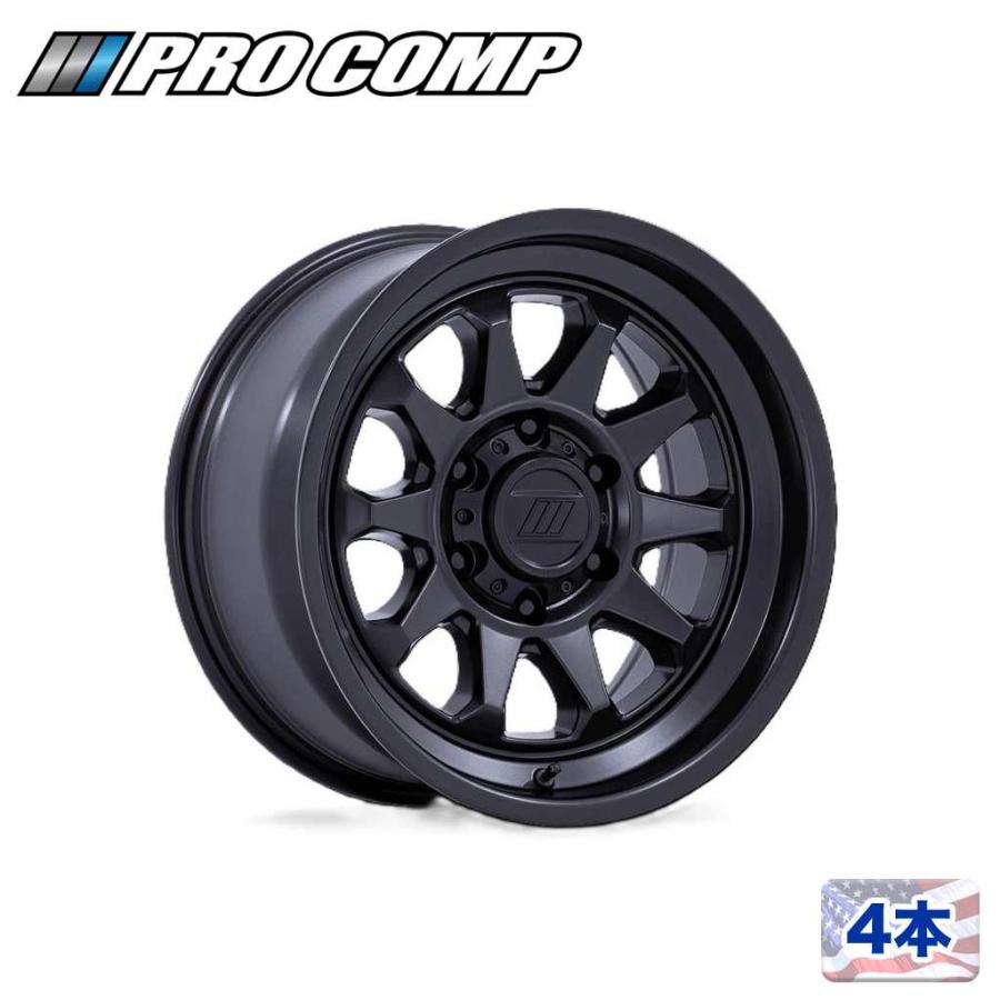 [PRO COMP 正規品] 17インチアルミホイール 4本 PA203 BEACON 17×8J 5H 114.3 +20 CB72.56 ジープ YJ/TJ ラングラー・XJチェロキー | Pro-Comp