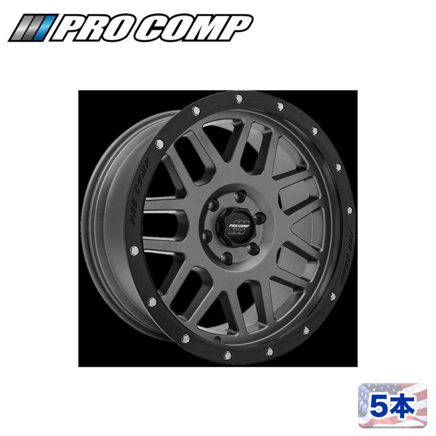 Pro-Comp（プロコンプ） [PRO COMP 正規品] 17インチアルミホイール 5本 PA40 VERTIGO 17×9J 6H ...