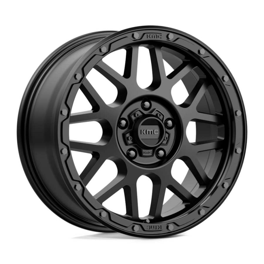 [KMC 正規品]17インチホイール 5本 KM535 GRENADE OFF-ROAD 17×8.5 6H 139.7 ±0 CB106.1 MATTE BLACK/マットブラック/KM53578568700の画像