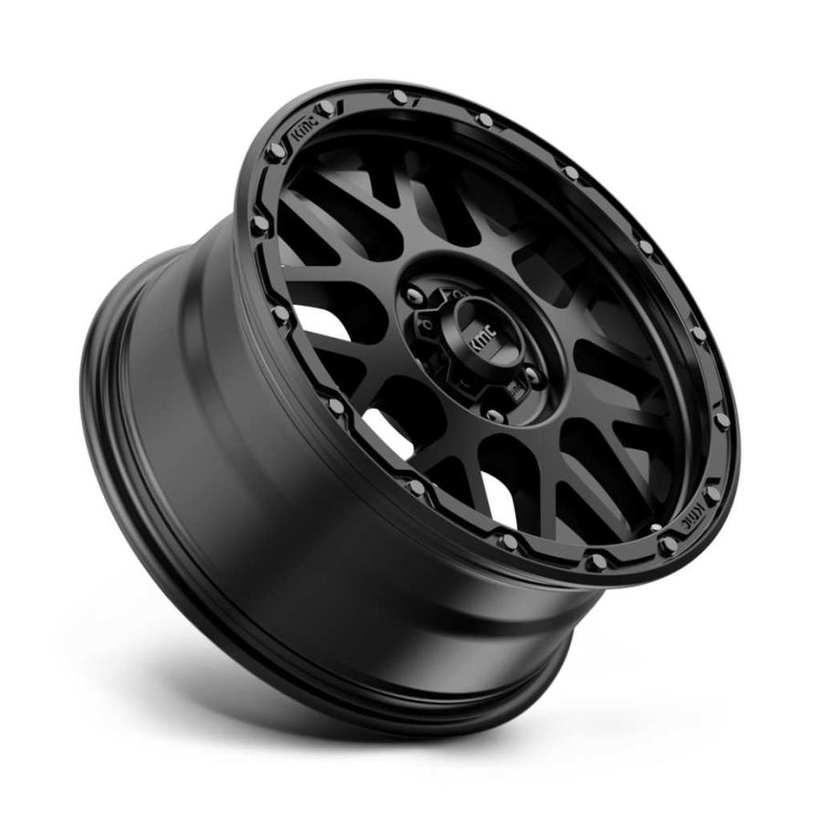 [KMC 正規品]17インチホイール 5本 KM535 GRENADE OFF-ROAD 17×8.5 6H 139.7 ±0 CB106.1 MATTE BLACK/マットブラック/KM53578568700の画像