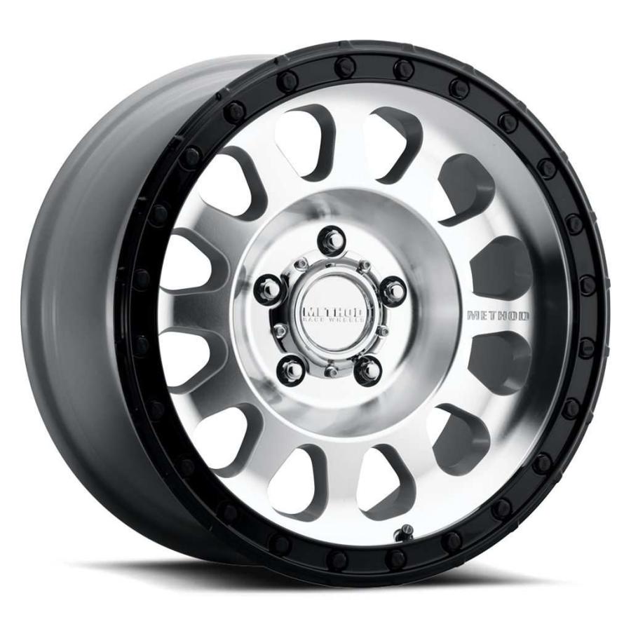[Method Race Wheels] 17インチアルミホイール 4本 MR315 17×9J 5H 127 -12 CB71.5 マシンド/グロスブラックリップ / MR315790501612Nの画像