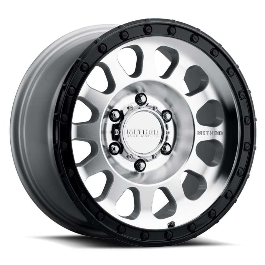 [Method Race Wheels] 17インチアルミホイール 4本 MR315 17×9J 6H 139.7 -12 CB106.2 マシンド/グロスブラックリップ / MR315790601612Nの画像