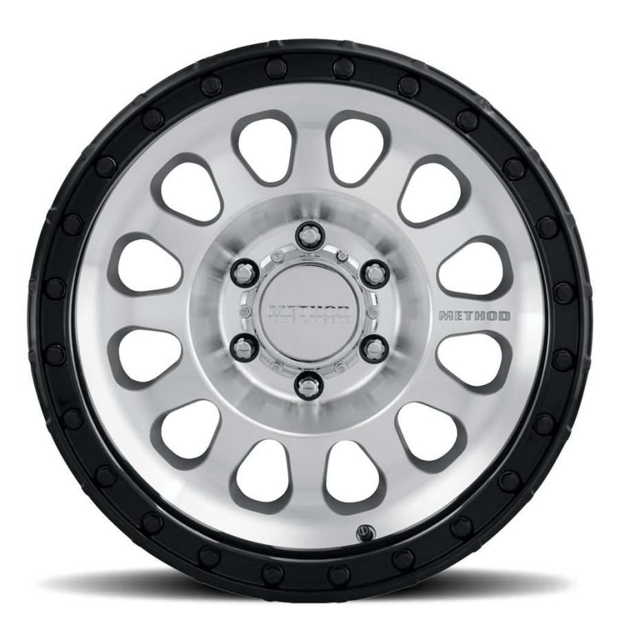[Method Race Wheels] 17インチアルミホイール 4本 MR315 17×9J 6H 139.7 -12 CB106.2 マシンド/グロスブラックリップ / MR315790601612Nの画像