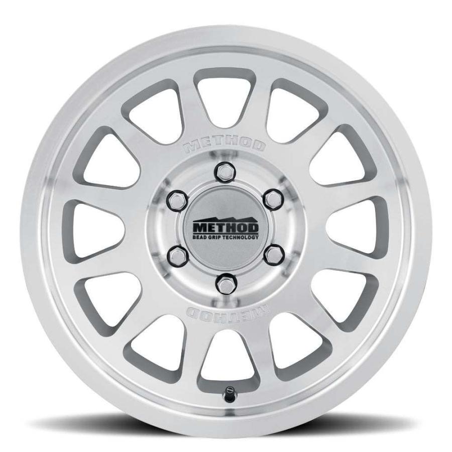 [Method Race Wheels] 17インチアルミホイール 4本 MR703 Bead Grip 17×8.5J 6H 135 +25 CB87 マシンド/クリアコート / MR70378516325の画像