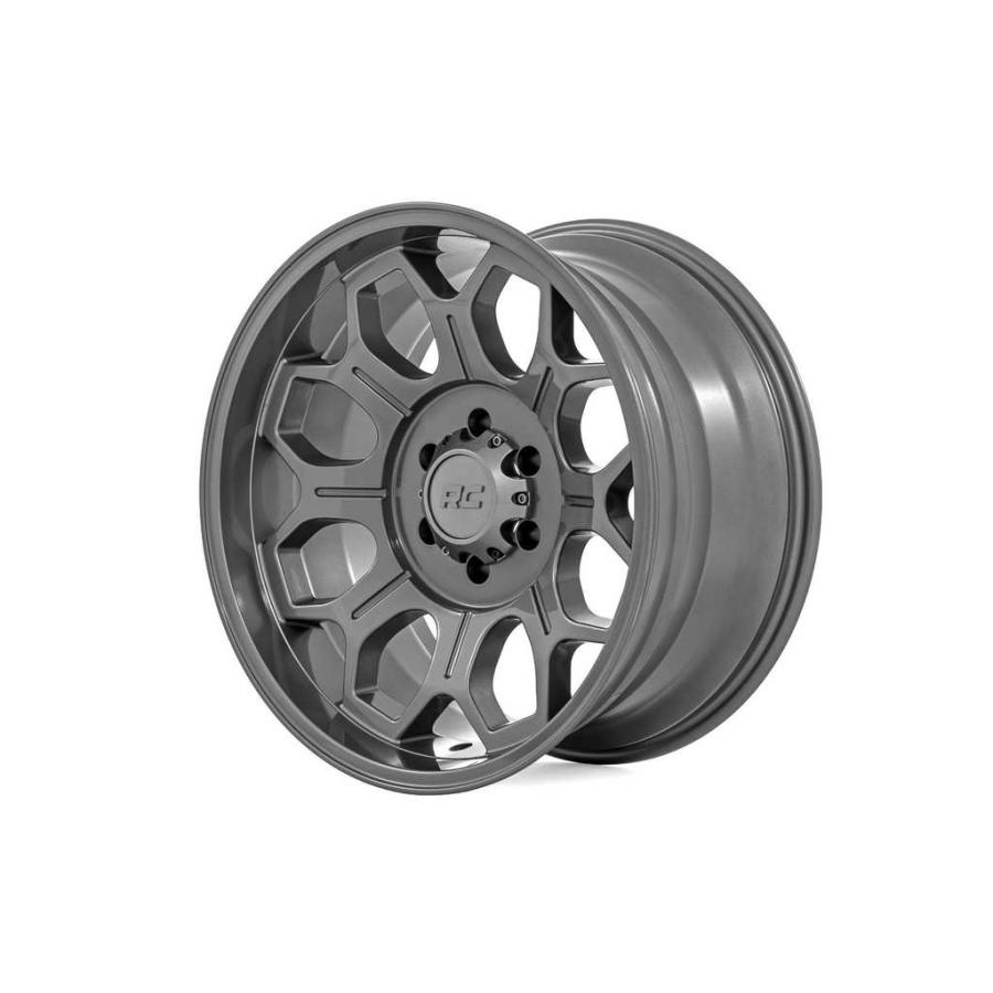[ROUGH COUNTRY] 20in軽銀銀輪 5本 77 Series 20×10J 6H 139.7 -25 CB105.9 ガンメタルグレー / 77202512G
